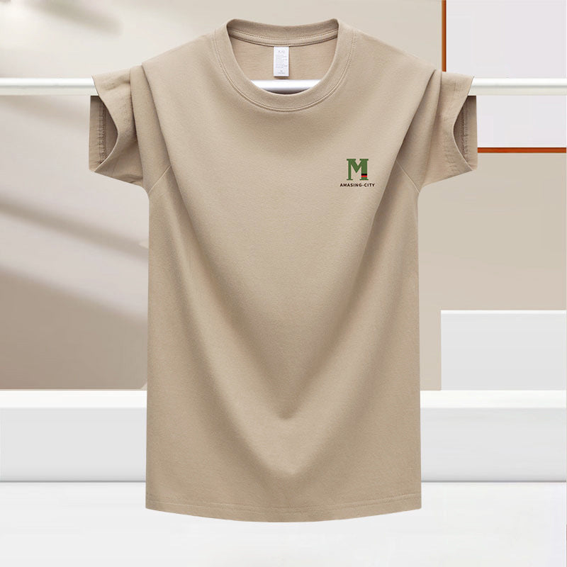 Camisa de manga corta efecto seda