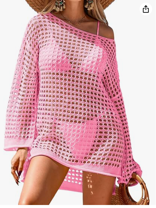 Top de crochet calado