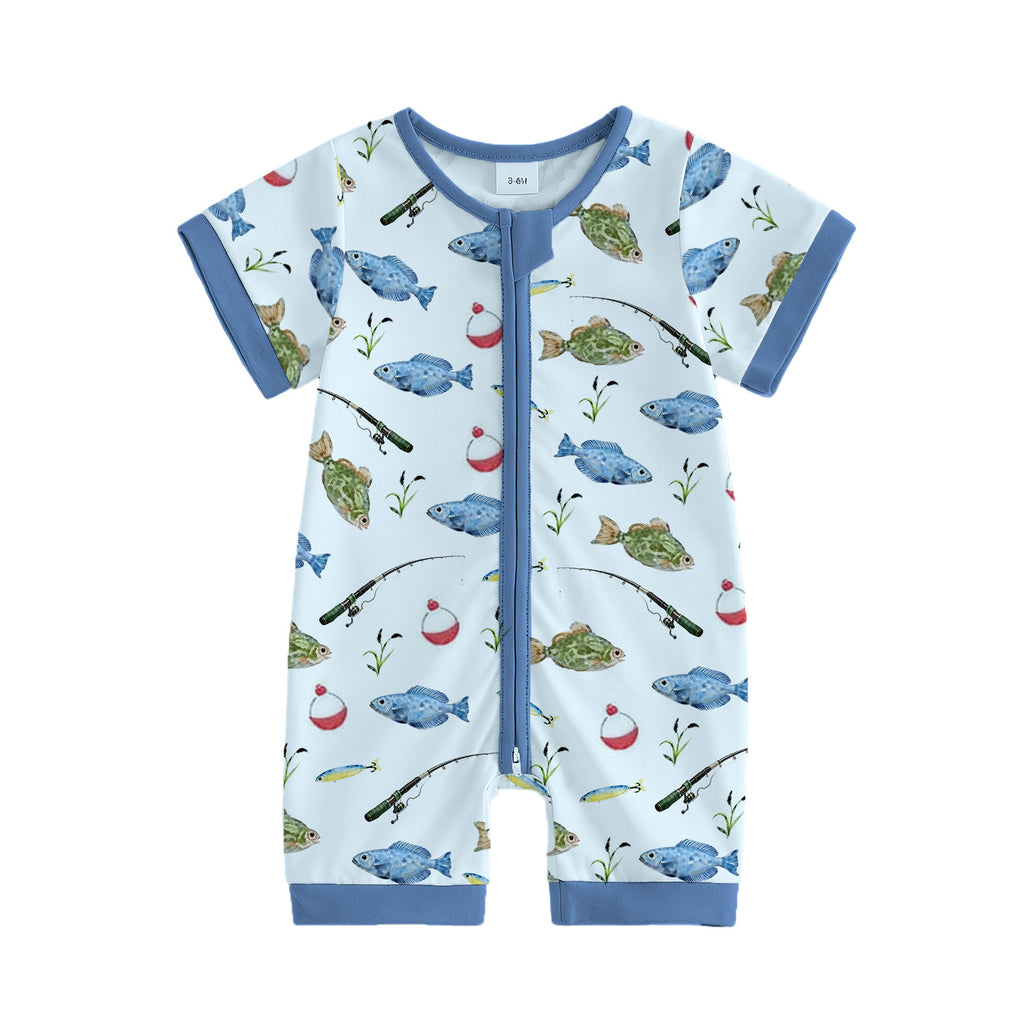 Pelele de bebé estampado divertido