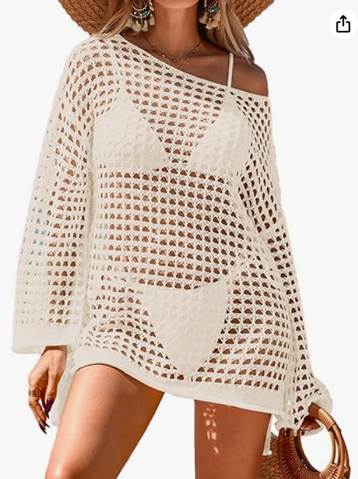 Top de crochet calado