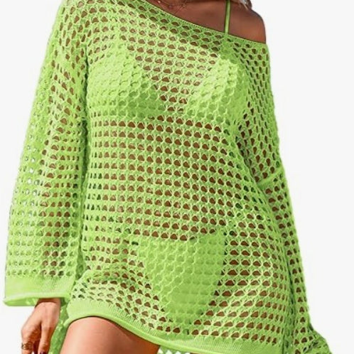 Top de crochet calado
