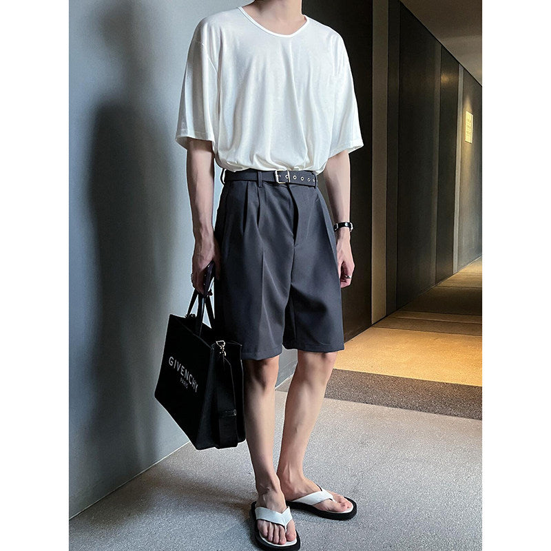 Pantalón corto efecto seda