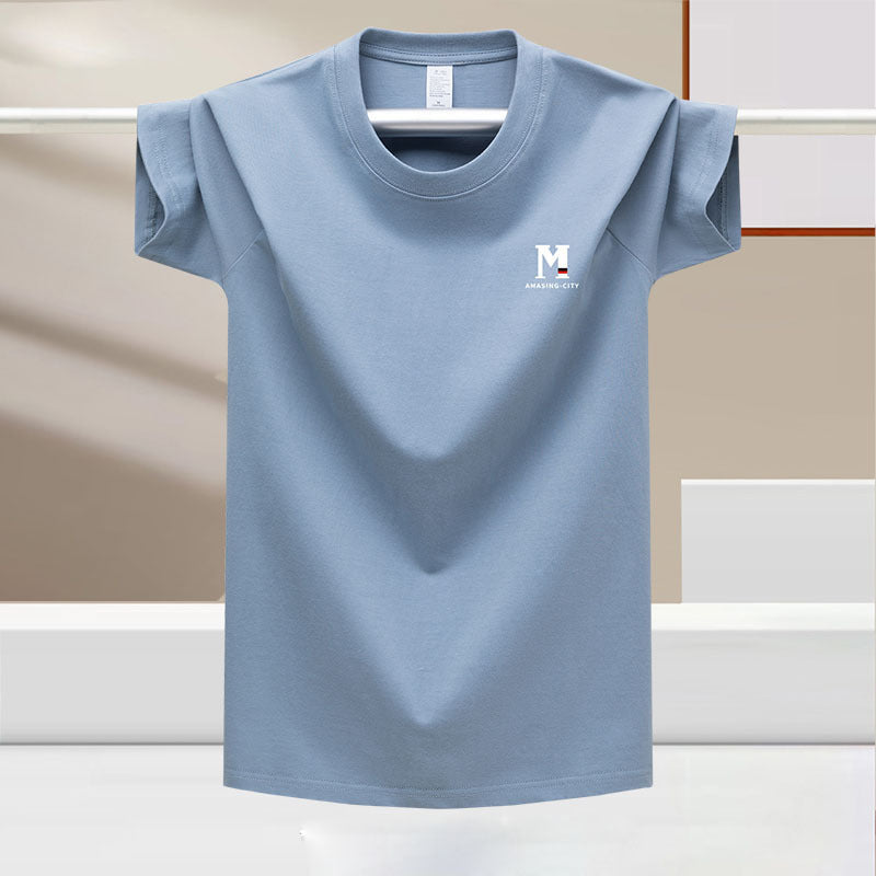 Camisa de manga corta efecto seda