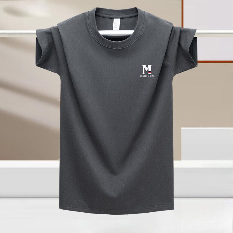 Camisa de manga corta efecto seda