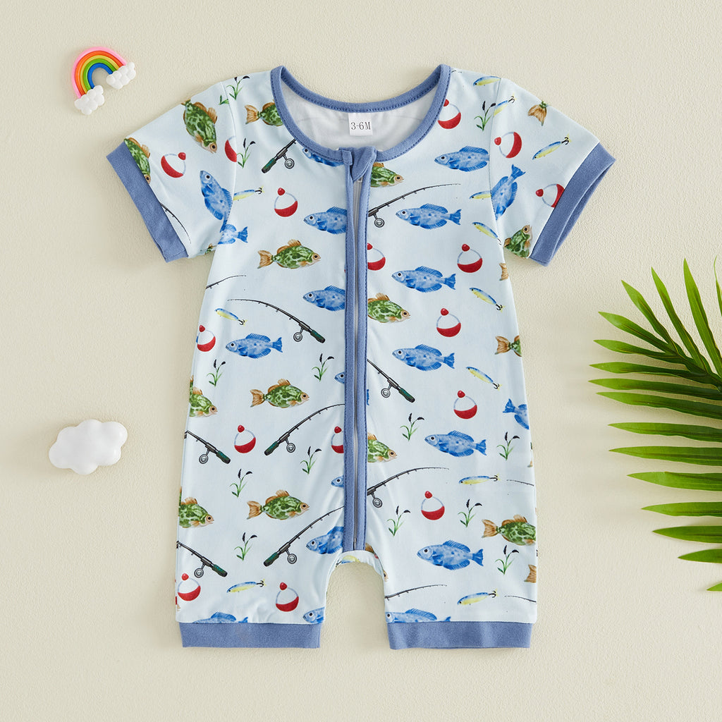 Pelele de bebé estampado divertido