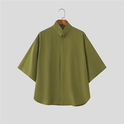 Camisa casual de hombro caído