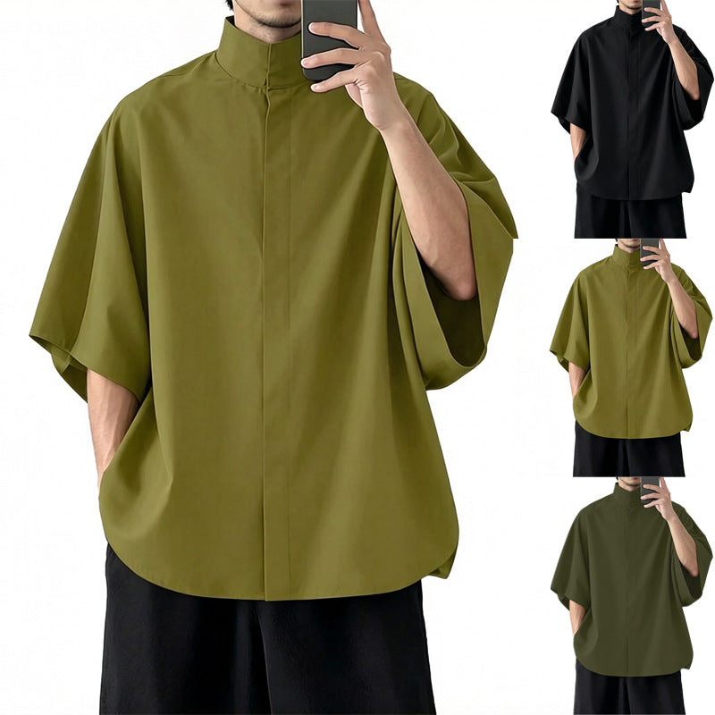 Camisa casual de hombro caído