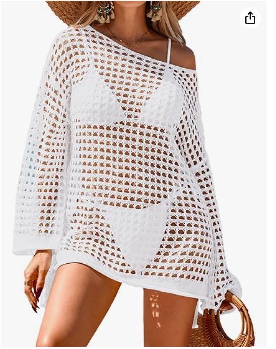 Top de crochet calado