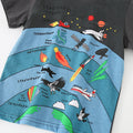 Camiseta de niño de cuello redondo