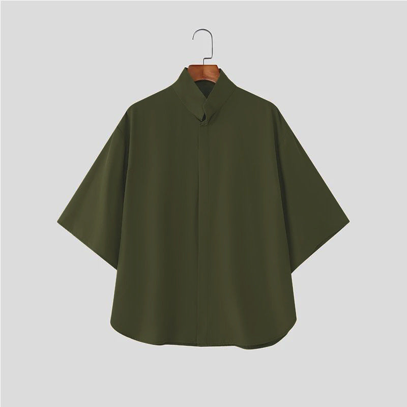 Camisa casual de hombro caído
