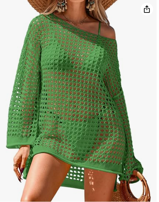 Top de crochet calado