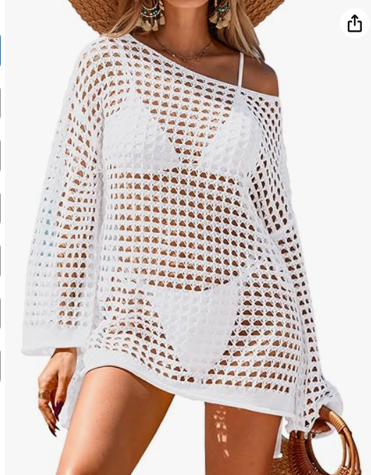Top de crochet calado