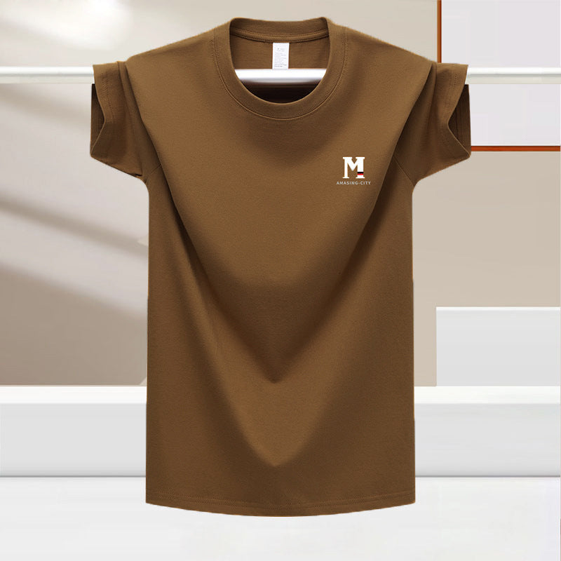 Camisa de manga corta efecto seda